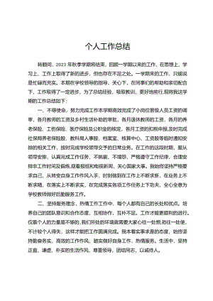 个人工作总结.docx
