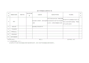 尾矿库隐蔽致灾因素统计表.docx
