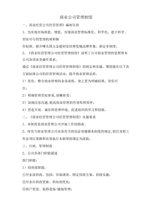 商业公司管理制度.docx