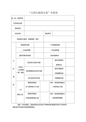 “五四红旗团支部”申报表.docx