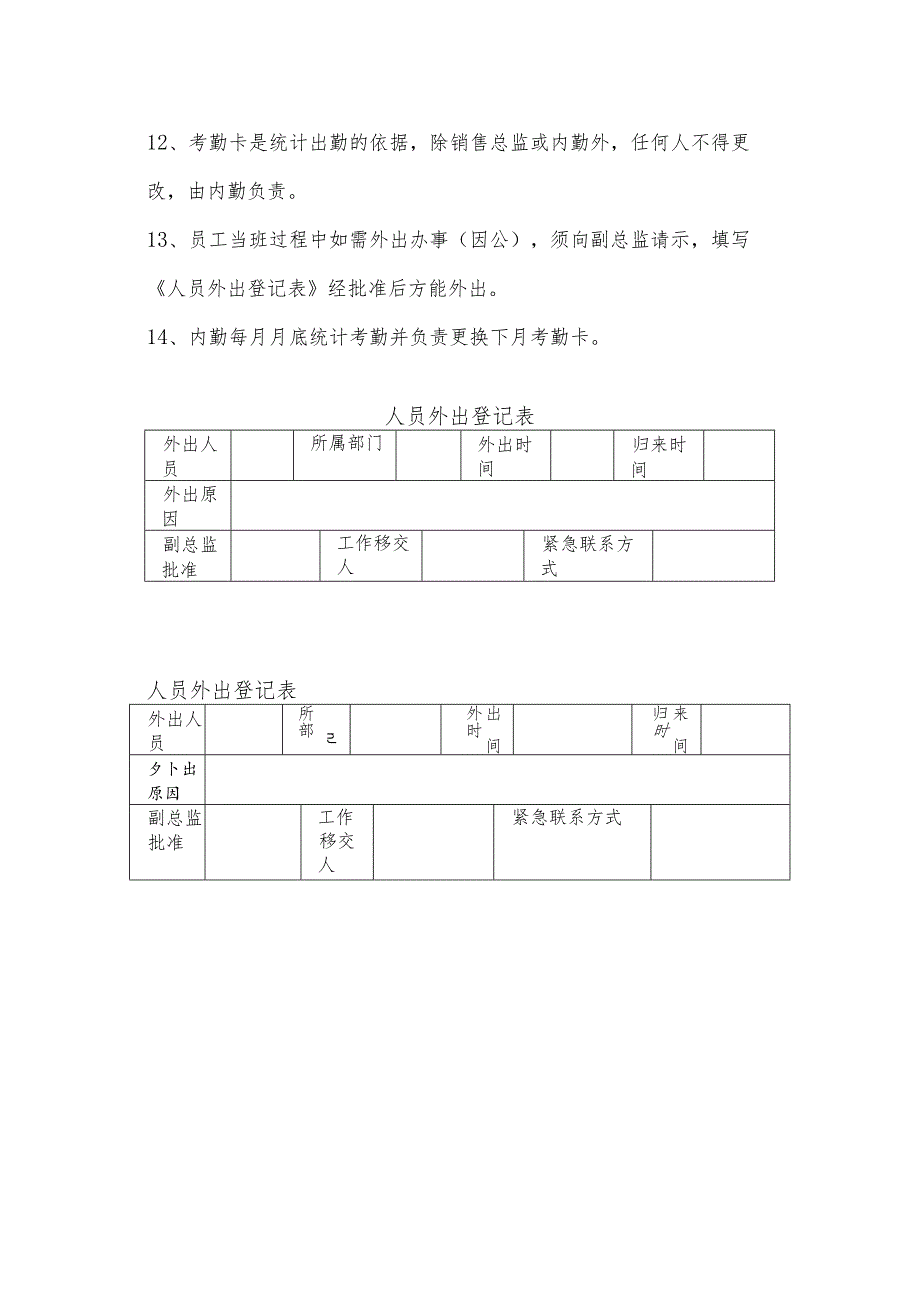 房地产公司销售部考勤管理制度.docx_第2页