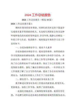 2024工作总结报告.docx
