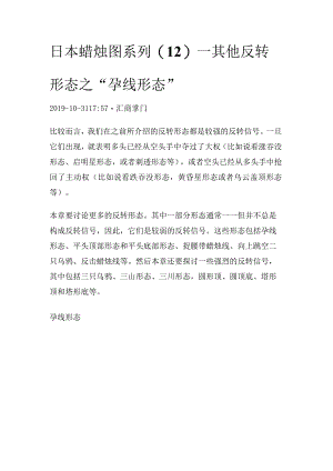 日本蜡烛图系列（12）—其他反转形态之“孕线形态”.docx