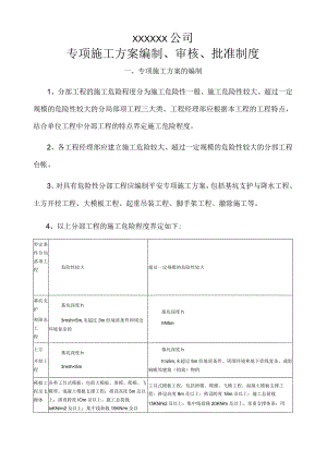 施工方案编制、审核、批准制度.docx