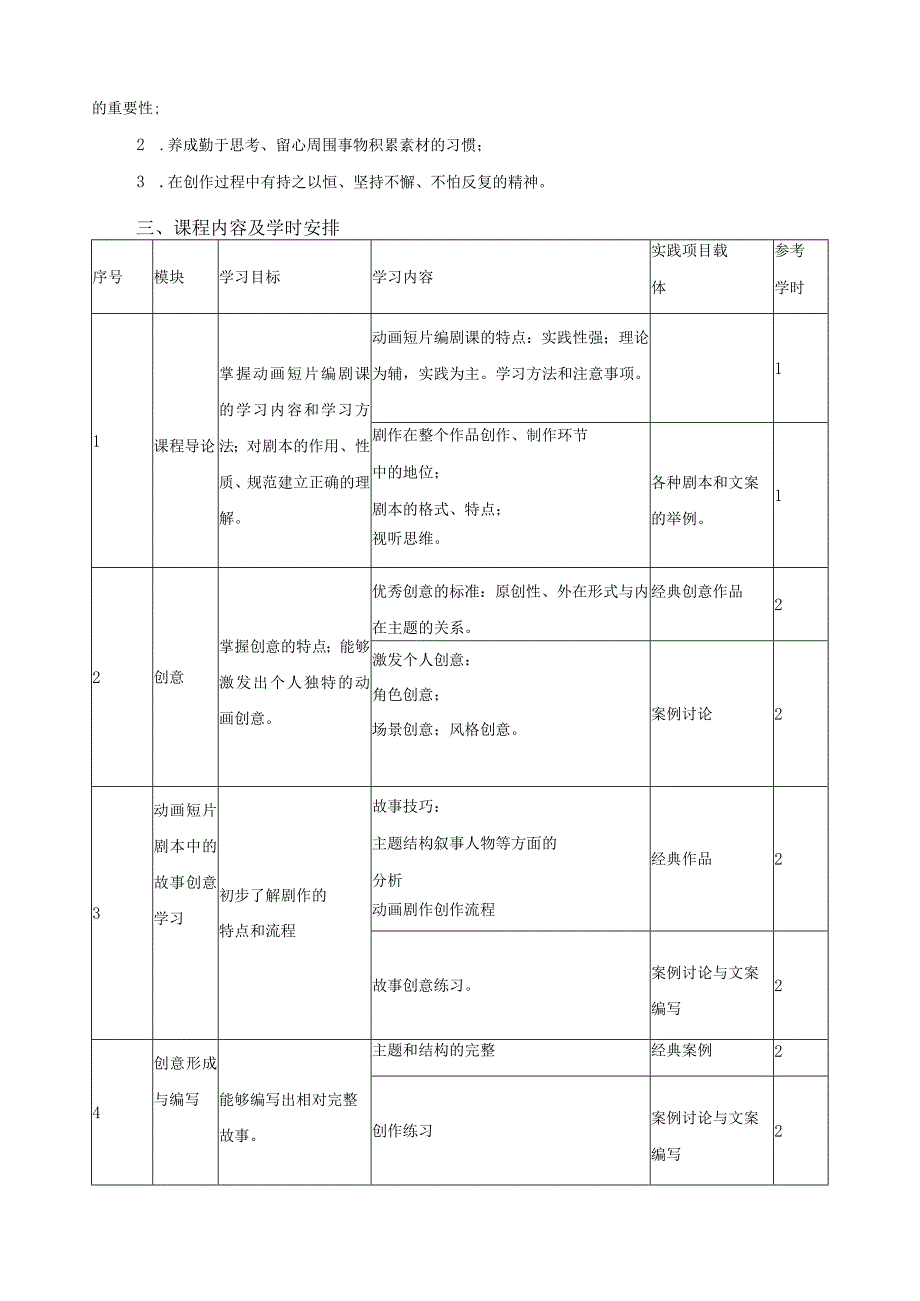 《动画编剧》课程大纲.docx_第2页