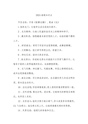 2024春晚知识点.docx
