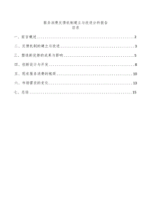 服务消费反馈机制建立与改进分析报告.docx