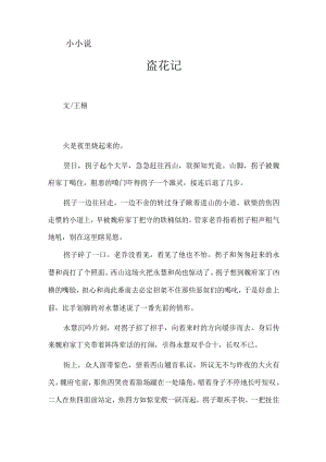 盗 花 记.docx