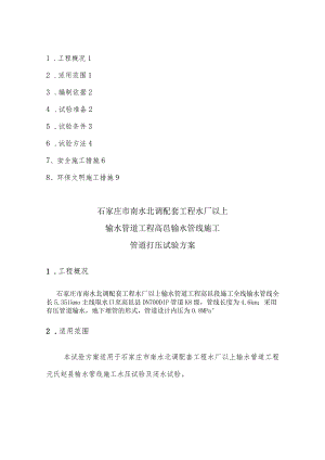管道打压施工组织方案.docx