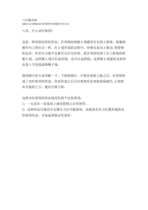 双针探顶——顶部反转的形态.docx