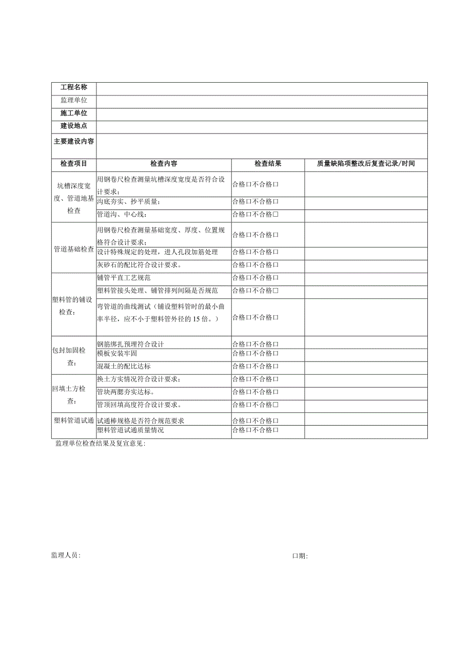 通信管道工程质量检查记录表.docx_第3页