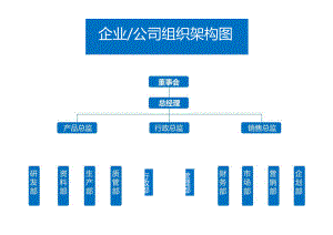 企业公司组织架构图.docx