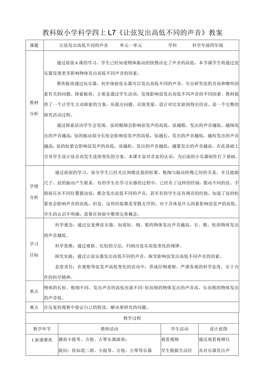 小学:1-5 声音的强与弱(教案 .docx_第1页