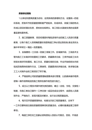质量保证措施.docx