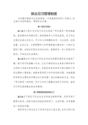 就业见习管理制度.docx