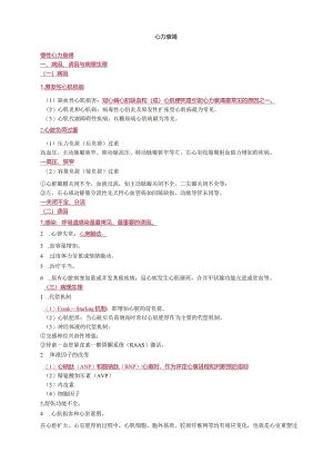 心血管内科主治医师资格笔试冲刺考点解析 ：专业实践能力.docx