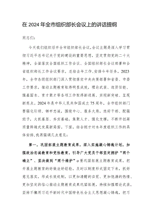 在2024年全市组织部长会议上的讲话纲.docx