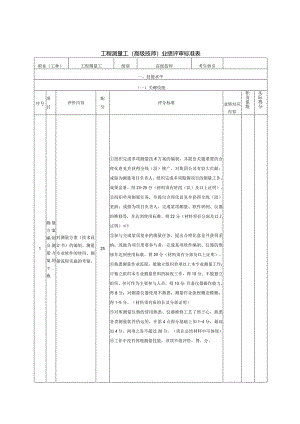 6、工程测量工（高级技师）业绩评审标准表.docx