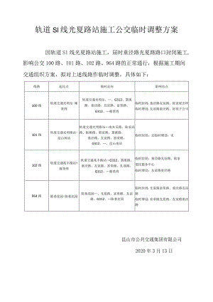 轨道S1线光夏路站施工公交临时调整方案11.docx