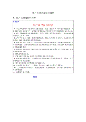 生产经理办公室标识牌.docx