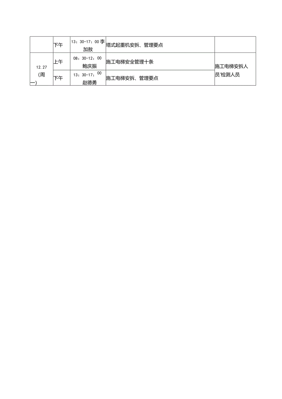 附件1:全市建筑施工工伤预防教育暨安全生产培训课程表.docx_第3页