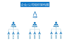 组织架构图(企业公司行政人事管理)模板四.docx