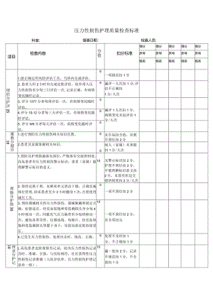 某医院压力性损伤护理质量检查标准.docx