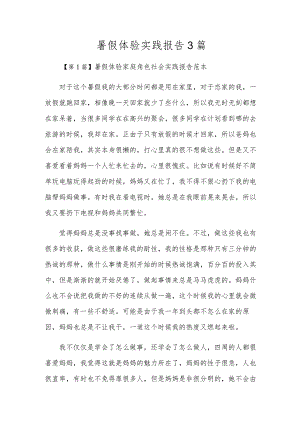 暑假体验实践报告3篇.docx
