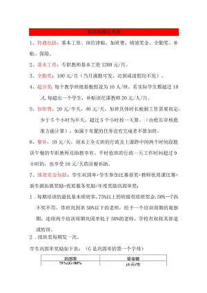 托管班教师薪酬完美版.docx
