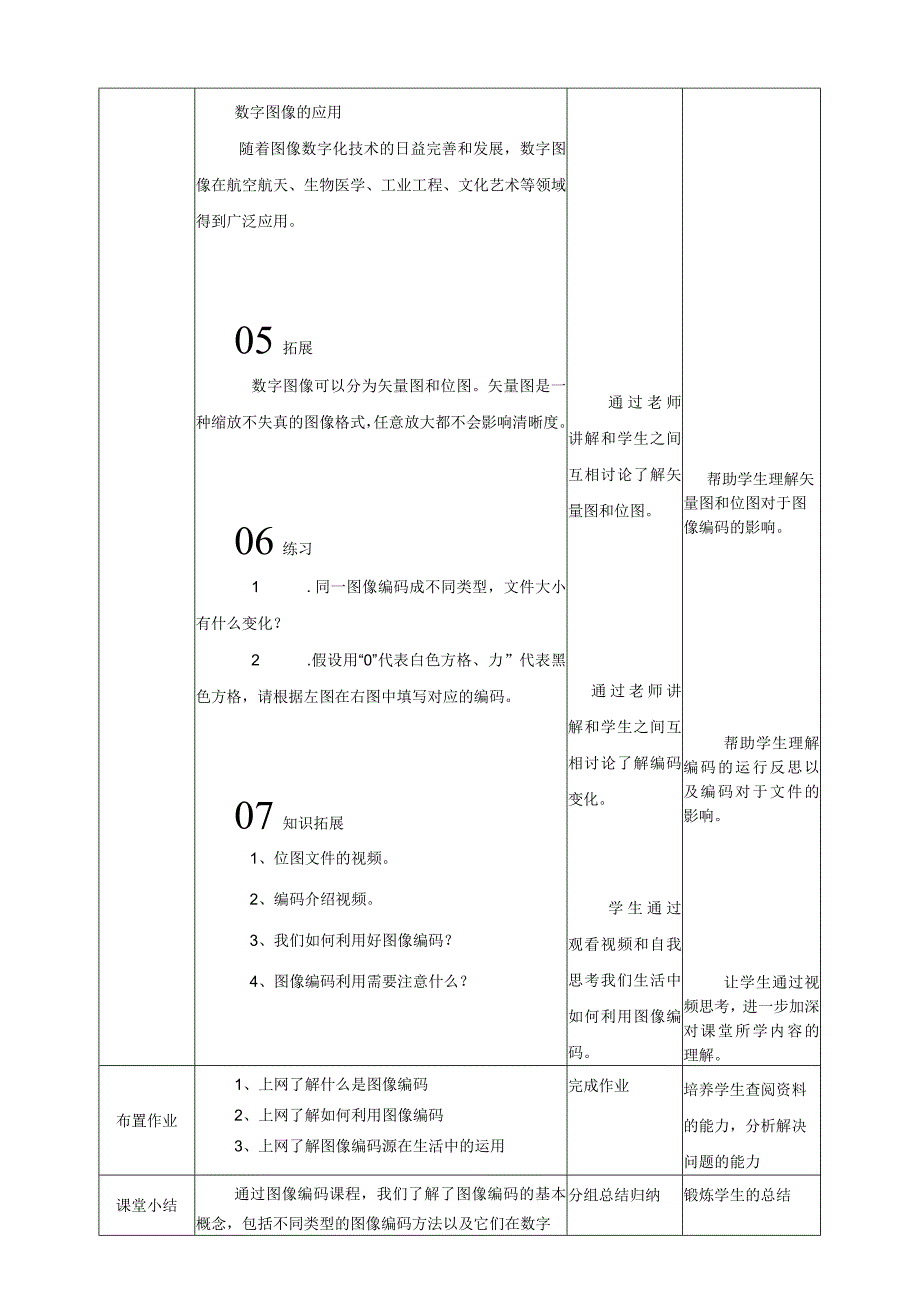 浙教版四下信息科技第2课图像编码教案.docx_第3页