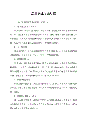 质量保证措施方案.docx