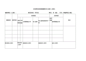 涉改单位财政票据移交汇总表（式样）.docx
