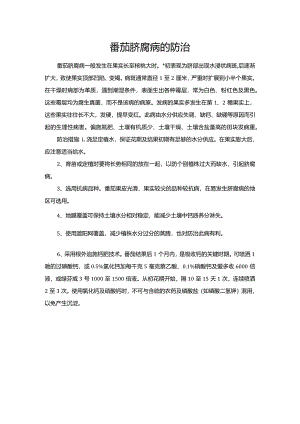 番茄脐腐病的防治.docx