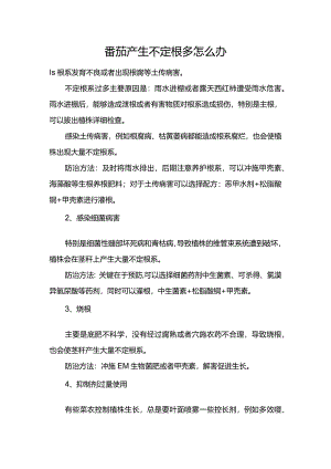 番茄产生不定根多怎么办.docx