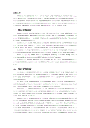 用好手中的戒尺.docx