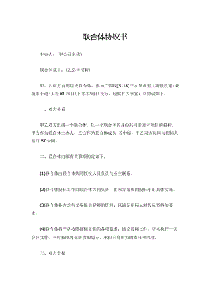 联合体协议书.docx