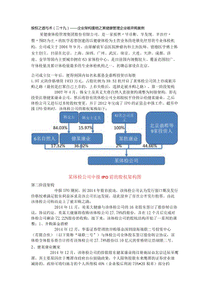 股权之道与术（二十九）-——企业架构重组之某健康管理企业被并购案例.docx