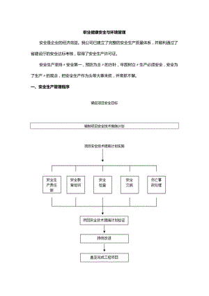 职业健康安全与环境管理.docx