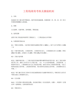 绩效考核及激励机制.docx