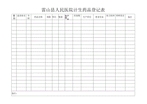 计生药品登记表.docx
