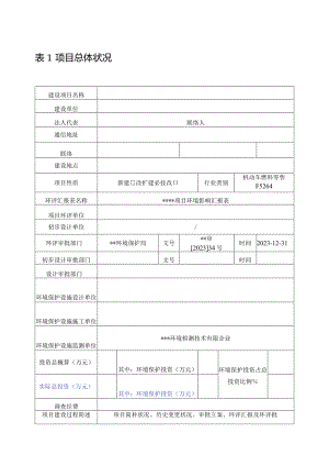 简要环保验收调查表.docx