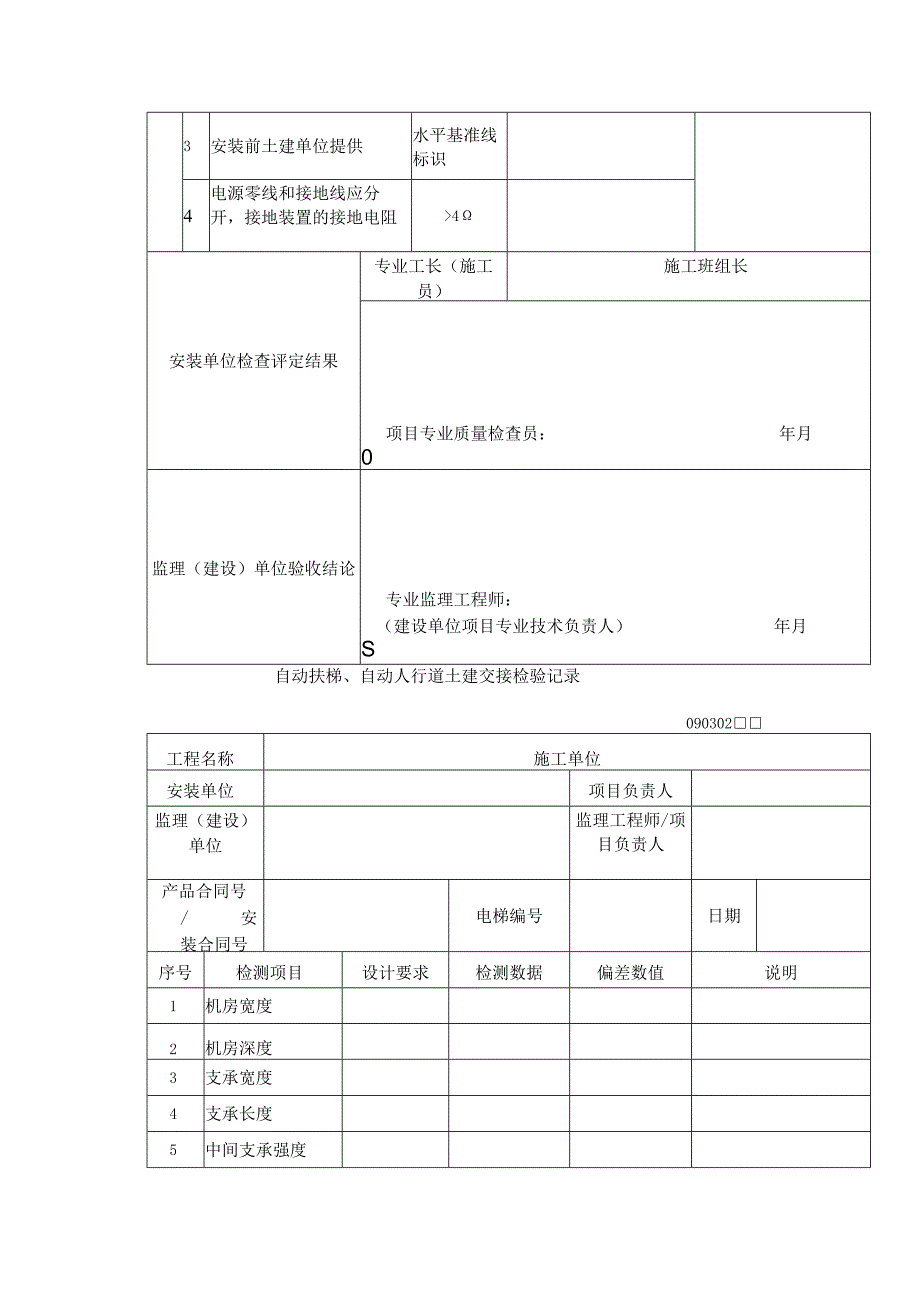 自动扶梯、自动人行道设备进场质量验收记录.docx_第3页