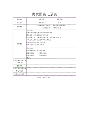 离职面谈记录表.docx