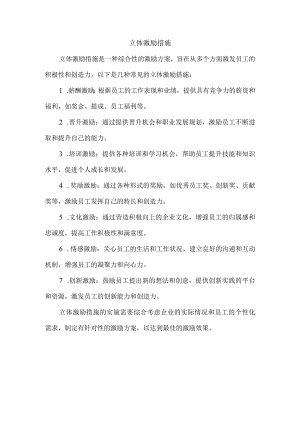 立体激励措施.docx