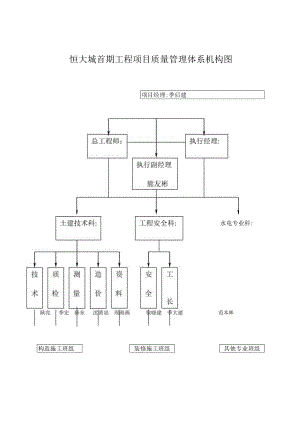 质量保证及项目管理组织机构图解析.docx