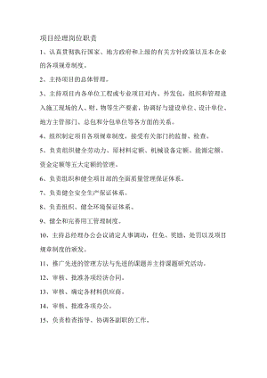 项目经理岗位职责.docx