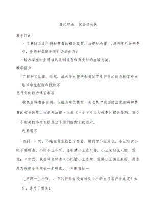 遵纪守法做合格公民课件.docx