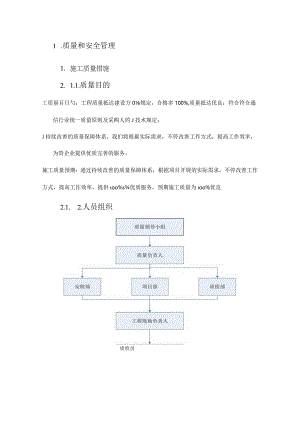 质量和安全管理措施.docx