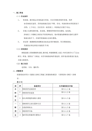 预制楼梯安装工程施工工艺.docx
