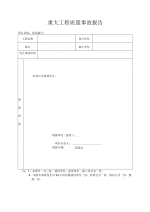 重大工程质量事故报告.docx